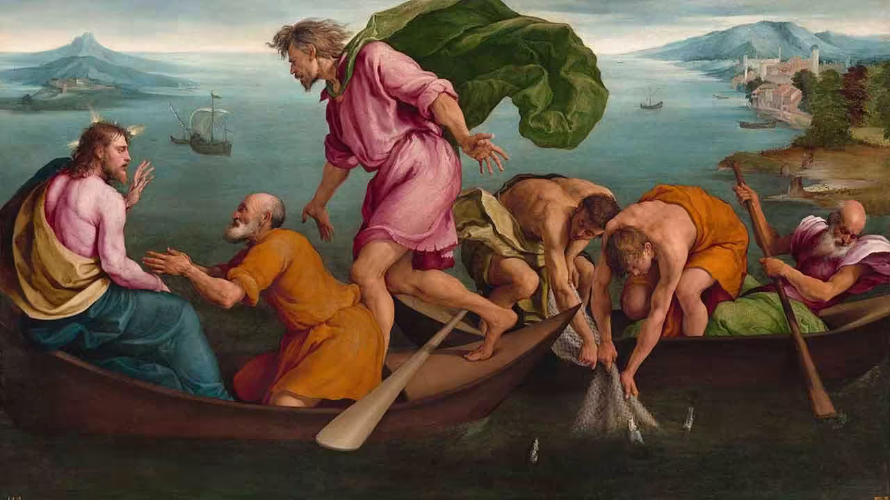 The Miraculous Draught of Fishes 1280