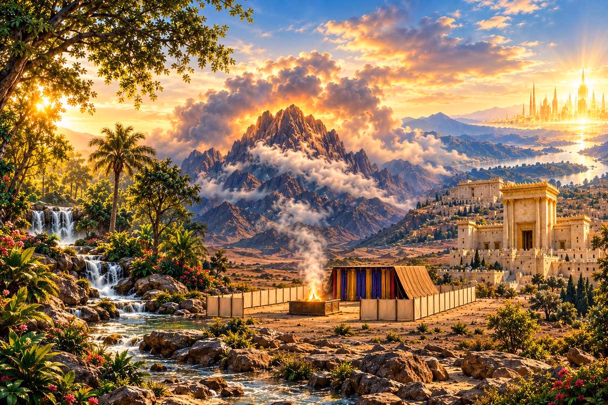 eden sinai tabernacle temple under 200kb